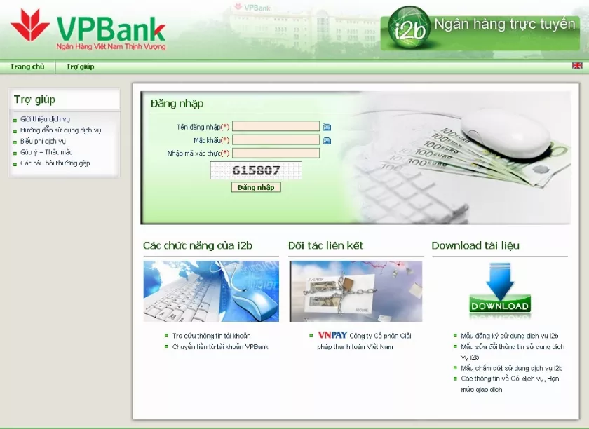 Màn hình đăng nhập VPBank NEO