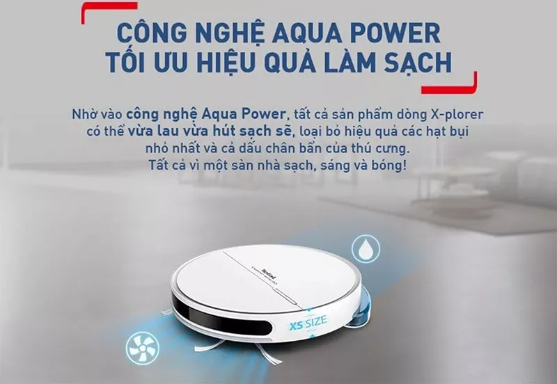 Mẫu robot hút bụi tốt nên mua: Tefal RG7447WH