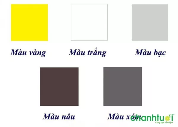 Màu sắc hợp mệnh Kim