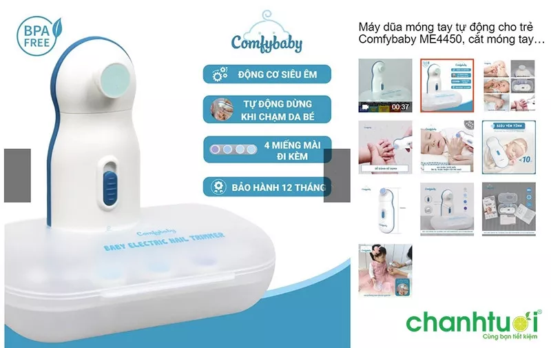 Máy cắt móng tay tự động Comfybaby ME4450