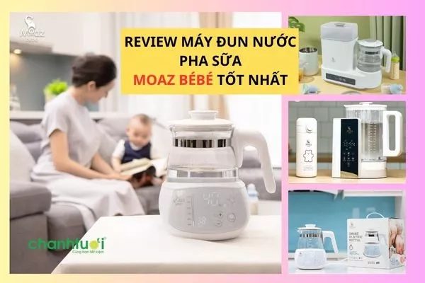 Máy đun nước pha sữa Moaz Bébé