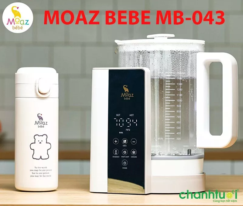 Máy đun nước pha sữa Moaz Bébé MB043