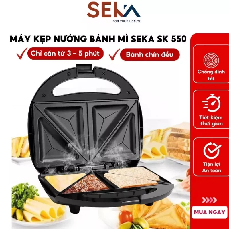 Máy ép bánh mì Seka SK 550