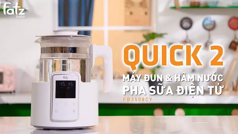 Máy hâm nước pha sữa Fatzbaby Quick 2