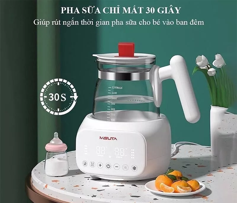 Máy hâm nước pha sữa Misuta