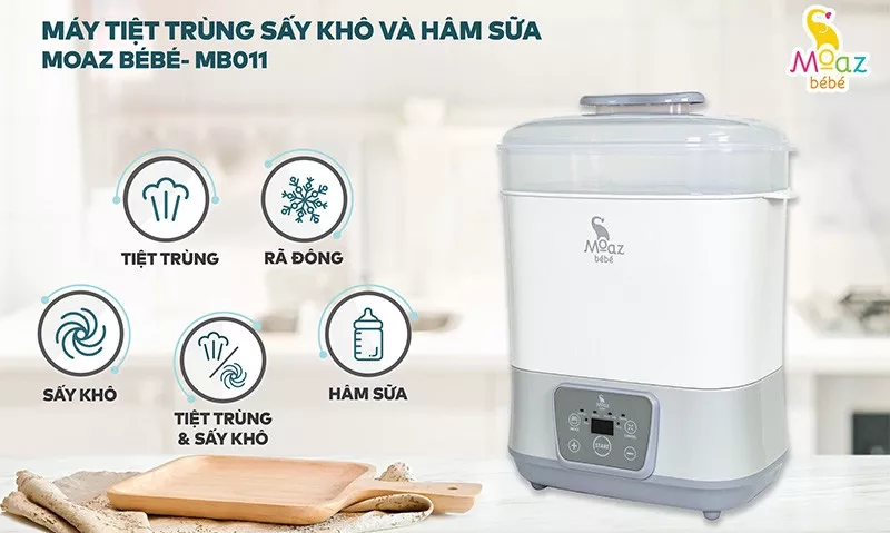 Máy hâm sữa Moaz Bebe MB-011