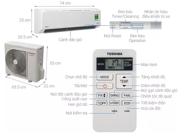 Máy lạnh Toshiba RAS-H10D2KCVG-V