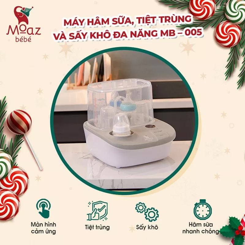 Máy tiệt trùng hơi nước Moaz Bebe MB 005