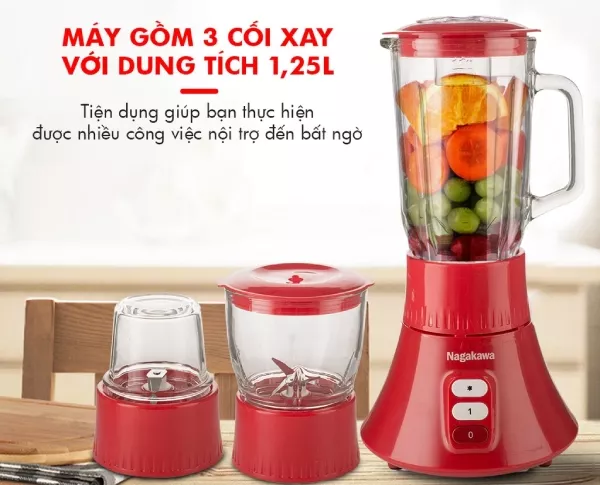 Máy xay thịt cầm tay Nagakawa NAG0801