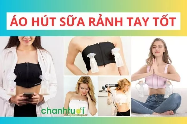 Mẹ sử dụng áo hút sữa rảnh tay