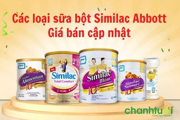 Mẹ và bé cùng hộp sữa Similac