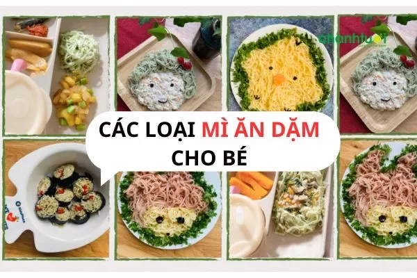 Mì ăn dặm cho bé