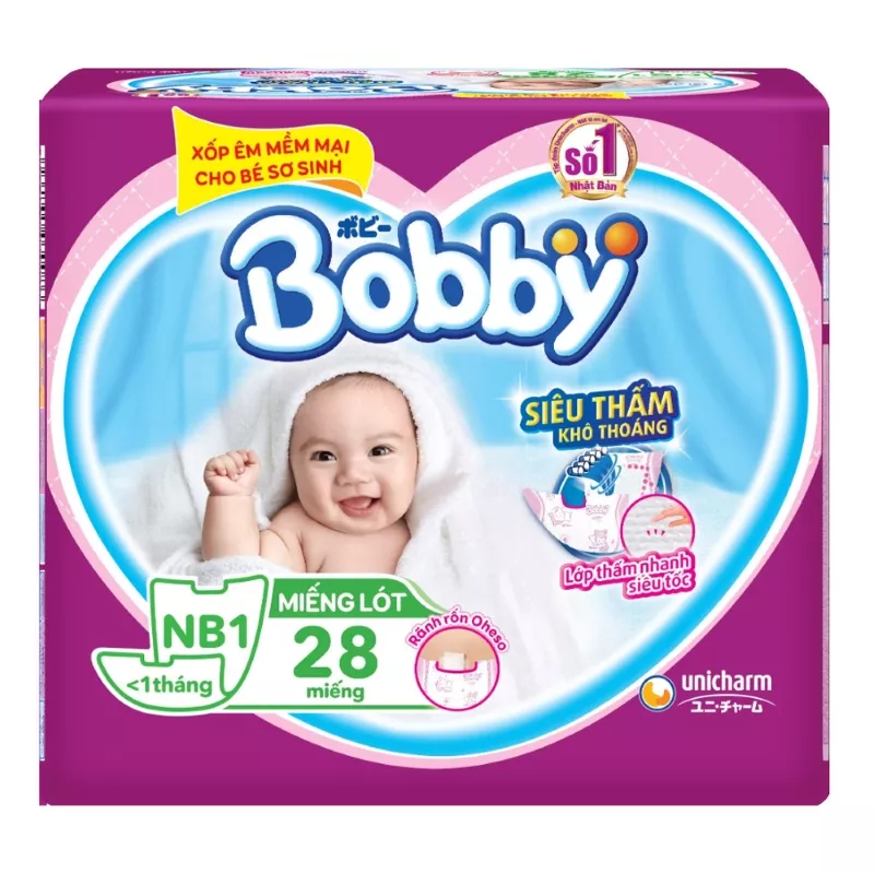 Miếng lót sơ sinh Bobby Newborn 1