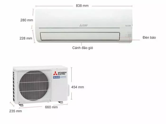 Mitsubishi Electric Inverter 9000 BTU MSY-JP25VF