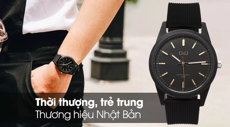 Mô tả ảnh: Đồng hồ Q&Q VS12J005Y