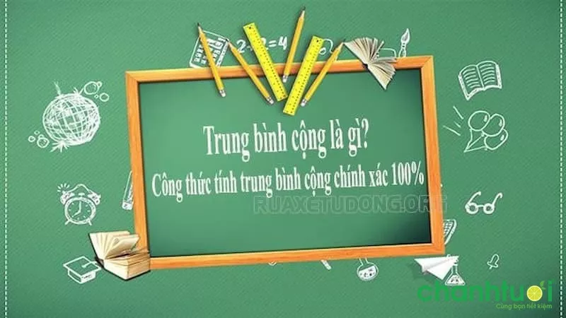 Mô tả ảnh: Hình ảnh minh họa các dạng bài toán trung bình cộng