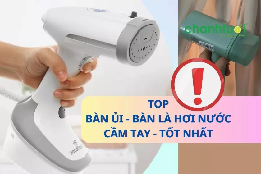 Mô tả các loại bàn ủi hơi nước cầm tay