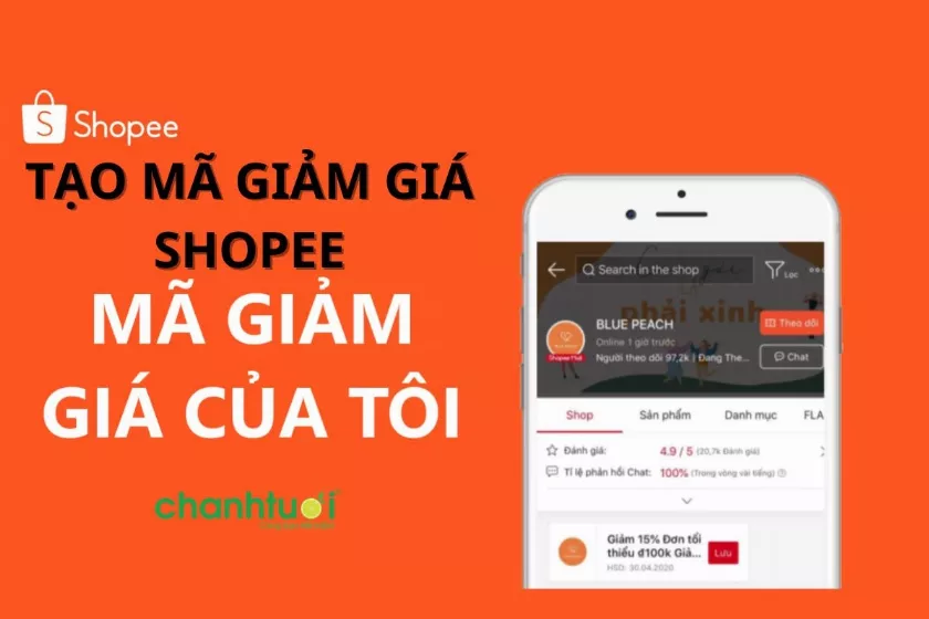 Mô tả cách tạo mã giảm giá trên Shopee