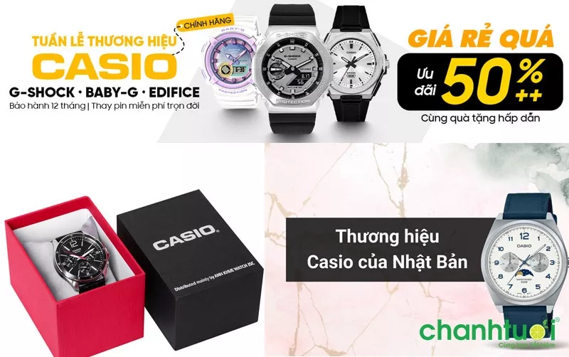 Mua đồng hồ Casio chính hãng