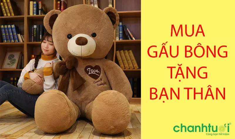 Mua gấu bông tặng bạn thân nữ