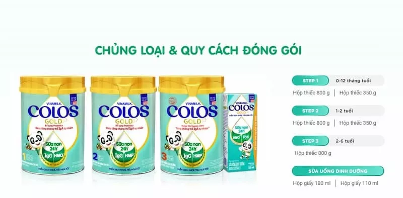 Mua sữa Colos Gold ở đâu?