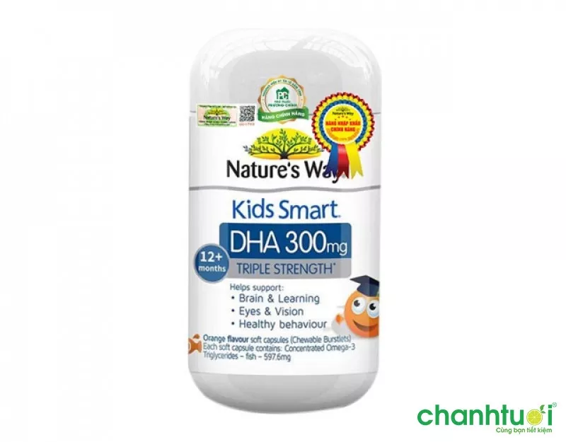 Nature’s Way Kids Smart DHA 300mg Triple Strength