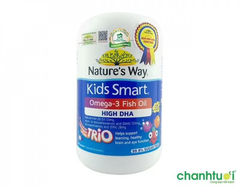 Nature’s Way Kids Smart Omega–3 Fish Oil Trio