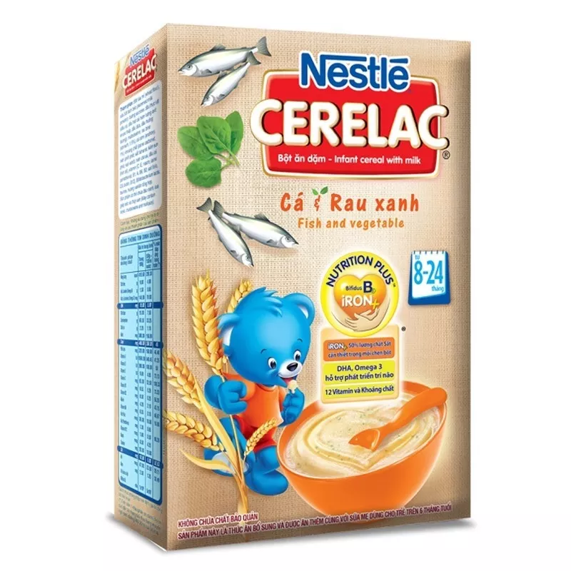 Nestle Cerelac Cá và Rau xanh