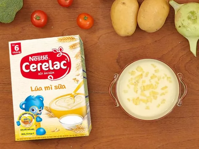Nestle Cerelac Lúa mì và Sữa