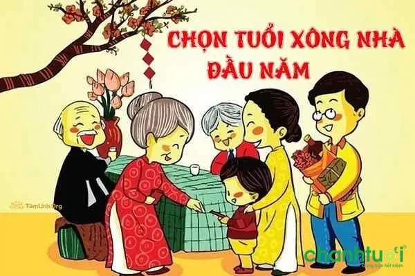 Người xông đất mang lại may mắn cho gia chủ