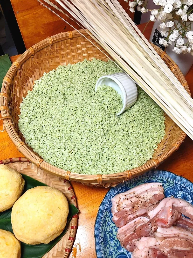 Nguyên liệu làm bánh chưng