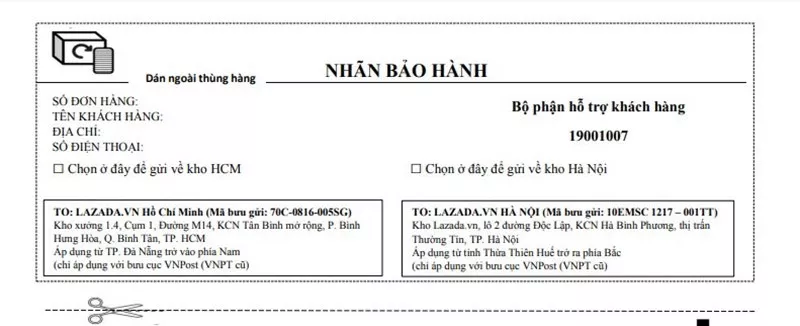 Nhãn bảo hành