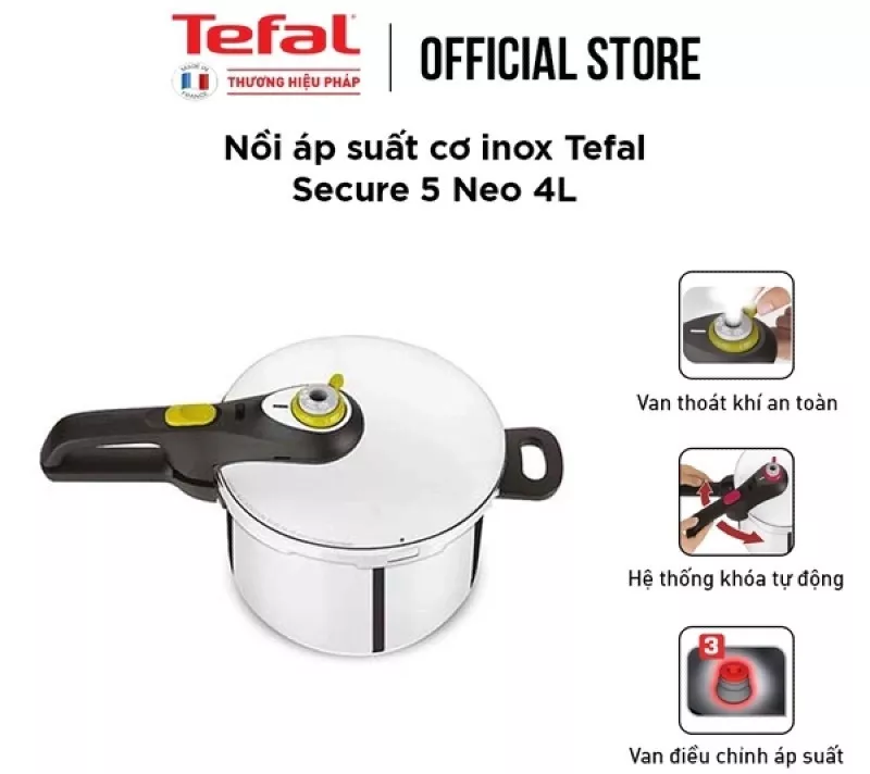 Nồi áp suất Tefal Secure 5 Neo