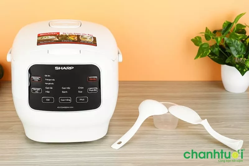 Nồi Cơm Điện Sharp KS-COM183MV-WH 1.8L