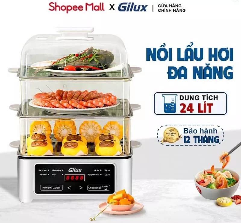 Nồi hấp Gilux