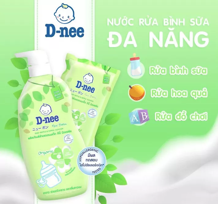 Nơi mua nước rửa bình sữa Dnee