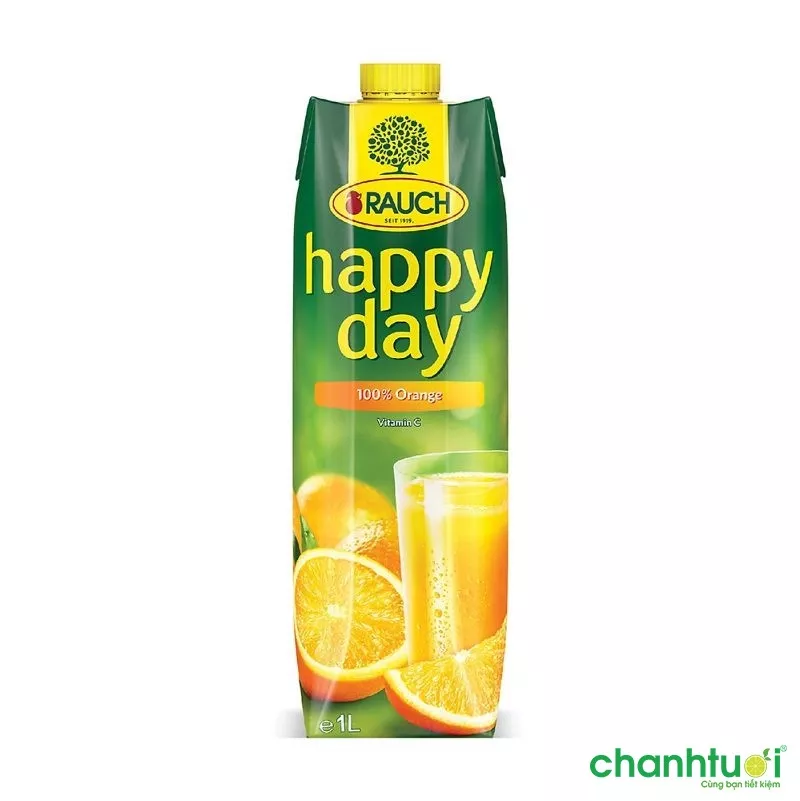 Nước ép Cam nguyên chất 100% Ân Nam - Rauch Happy day - 1L