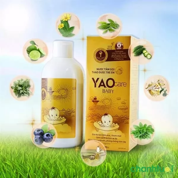 Nước tắm gội thảo dược Yaocare Baby