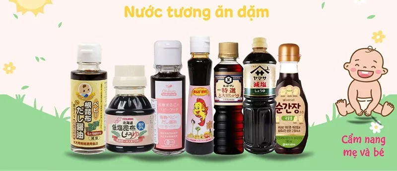 Nước tương cho bé được chế biến từ đậu nành