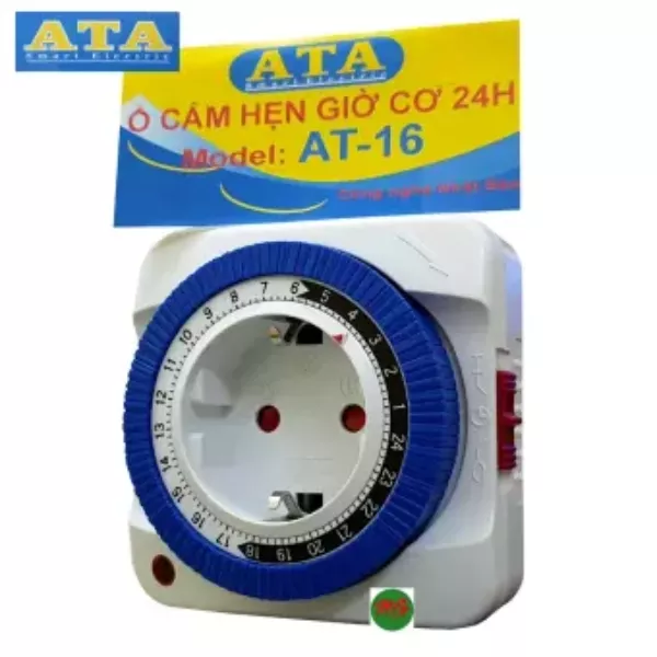 Ổ cắm hẹn giờ cơ ATA AT-16