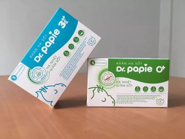 Phân loại khăn hạ sốt Dr Papie