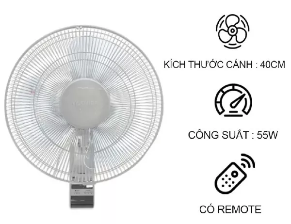 Quạt treo tường Toshiba F-WSA20