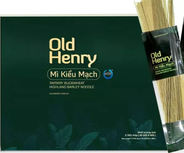 Quy trình sản xuất mì kiều mạch Old Henry