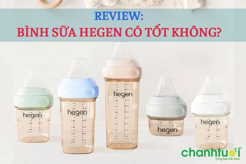 Review Bình sữa Hegen chính hãng có tốt không? Bình Hegen giá bao nhiêu?