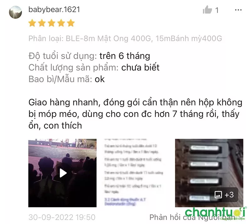 Review bột ăn dặm Bledina
