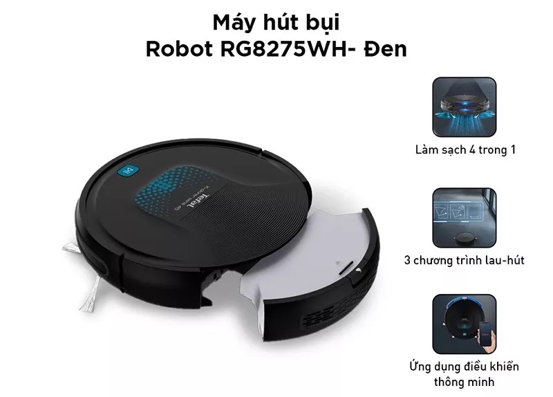 Review loại robot hút bụi nào tốt: Tefal RG8275WH