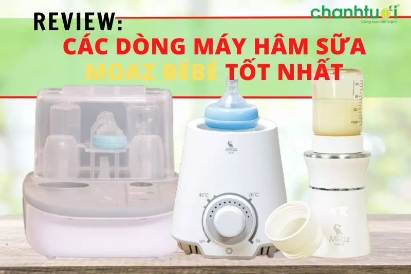 Review máy hâm sữa Moaz Bebe