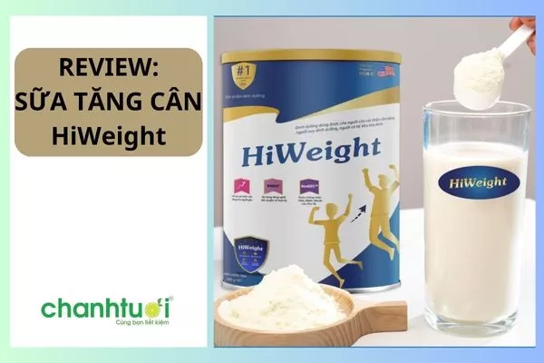 Review sữa tăng cân Hiweight có tốt không? Mua ở đâu?