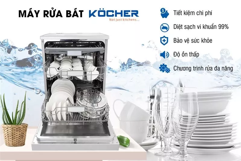 Review Top 5 máy rửa bát Kocher cho gia đình tốt nhất hiện nay