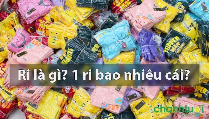 Ri là gì? 1 Ri quần áo là bao nhiêu cái? Có nên mua theo Ri không?